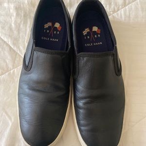 COLE HANN 1928 Grand Men’s 8.5 Black slip on Leather Shoes